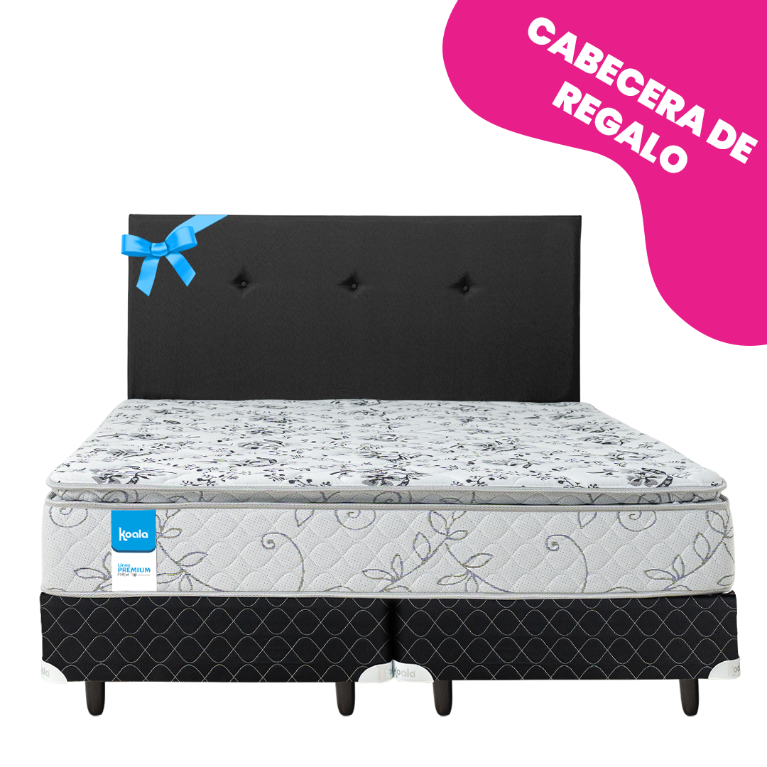 Sommier Koala Premium PillowTop Floreado 180x200 cm