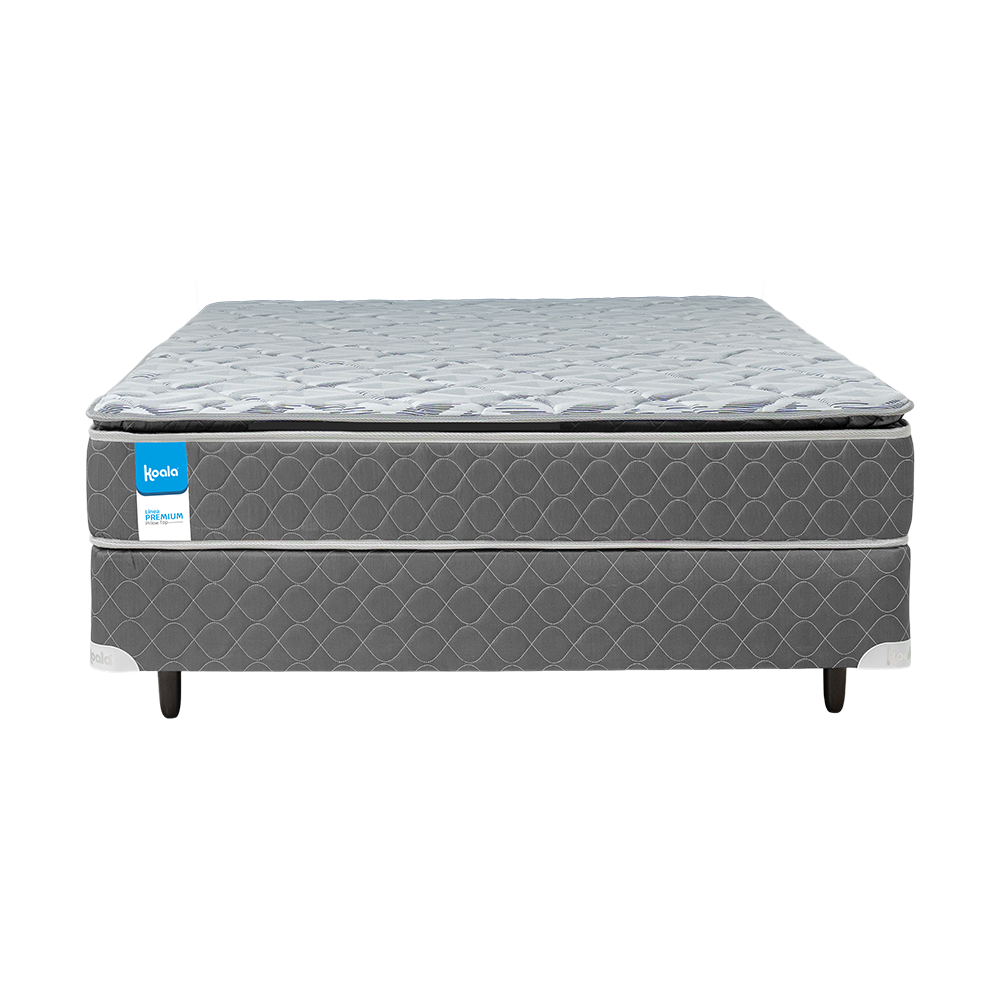 Sommier Koala Premium PillowTop Gris 160x200 cm