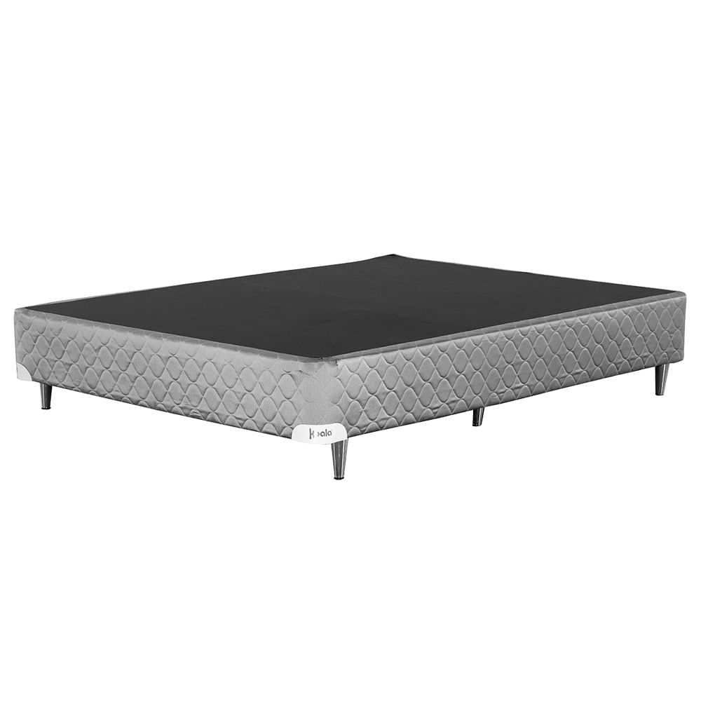 BOX KOALA SUPERIOR PREMIUM 140X190 PT GRIS